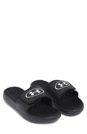 Under Armour Ignite Pro 8 Slide Sandal in 001 Black at Nordstrom, Size 16