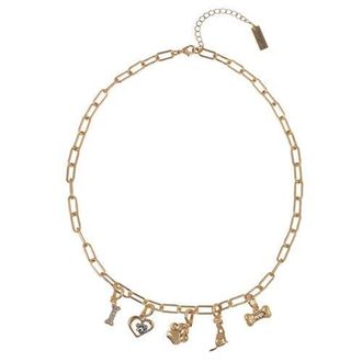Hallmark Heart Charm Necklace in Gold - Dog at Nordstrom, Size 18