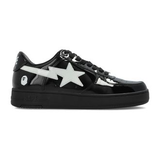 A Bathing Ape Sneakers, male, Black, Size: 8 1/2 US Logo Sneakers