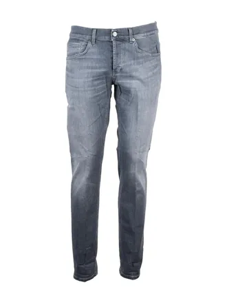 Dondup Grey George Skinny-Leg Stretch Jeans
