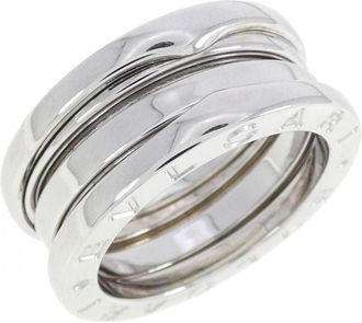 Bulgari White Gold White Gold (18K) Band Ring (Pre-Owned)