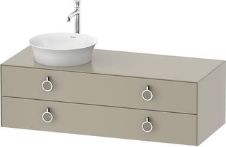 Duravit Duravit - Tulip Blanco, Mueble De Ba&ntilde;o Colgado En La Pared, Ancho