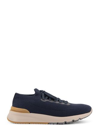 Brunello Cucinelli Low-Top Knitted Sneakers-Uomo