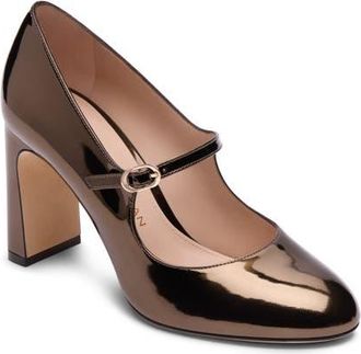 Stuart Weitzman Babette Mary Jane 85 Pump in Cigar at Nordstrom, Size 9.5