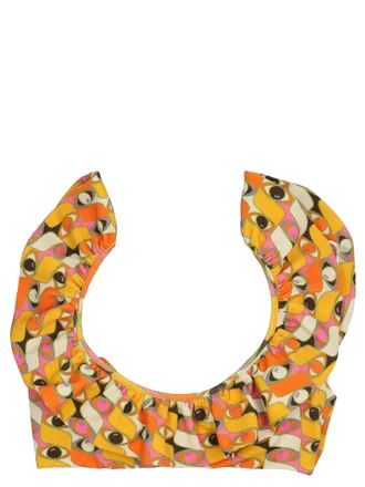 La DoubleJ Womens Ruffle Bikini Top