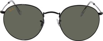 Ray-Ban Ray Ban Round Metal Legend Green Classic G-15 Round Unisex Sunglasses RB3447 919931 53