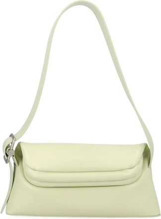 Osoi Folder Brot Tas - Dames - Schoudertassen - Groen - ONE Size - Leer - Tassen