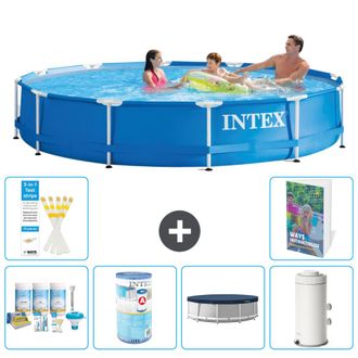 Intex Piscina Con Estructura Redonda - 366x76 Cm - 7-piezas S147