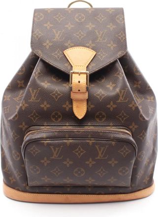 Louis Vuitton Brown Monogram Coated Canvas Backpack (Pre-Owned)