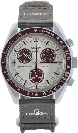 Omega x Swatch Moonswatch Mission to Pluto 42mm - Bianco