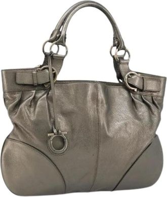 Ferragamo Pre-owned Handbags, female, Brown, Size: ONE SIZE Pre-owned Hand Bag