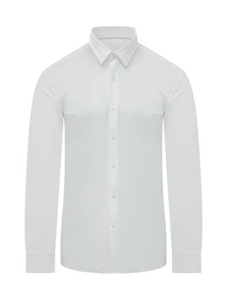 HUGO BOSS White Regular Solid Shirt