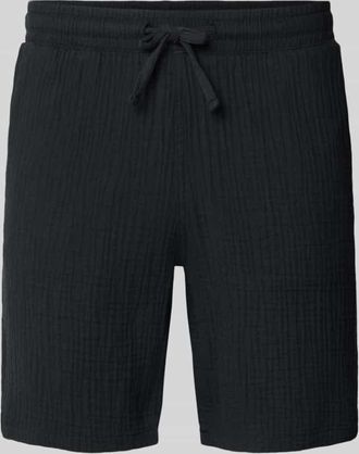 Jack & Jones Jack & Jones Shorts mit Strukturmuster Modell AIDEN in Black, Gr&ouml;&szlig;e XXL