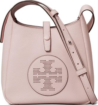 Tory Burch Miller Swing Leather Crossbody Bag in Rose at Nordstrom