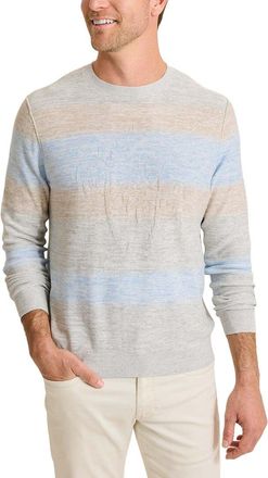 Tommy Bahama Sorrento Sunset Linen-Blend Crewneck Sweater