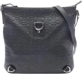 Gucci Pre-owned Abbey Horsebit Leren Schoudertas - Dames - Vintage Schoudertas - Zwart - ONE Size - Leer - Vintage