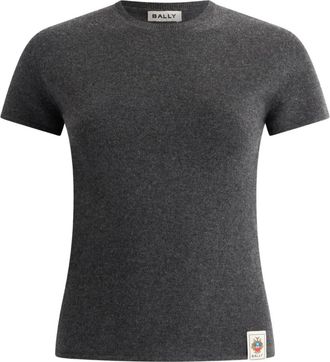 Bally T-shirt met logopatch - Grijs