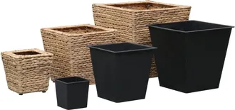 Les Tendances Les Tendances - Jardinera Arriate Elevado Plantas Flores Jard&iacute;n 3 Piezas Jacinto De Agua 020001339