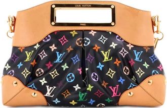 Louis Vuitton Judy Handbag schoudertas met monogram - Zwart