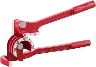 OEM Doblador De Tubos De 180 Grados Para Cobre, Aluminio Y Acero Inoxidable Fino, Di&aacute;metros De 1/4, 5/16 Y 3/8 De Pulgada, Rojo