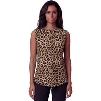 Lords of Harlech Leopard Womens Muscle Tank in Leopard Brown at Nordstrom, Size Xx-Large