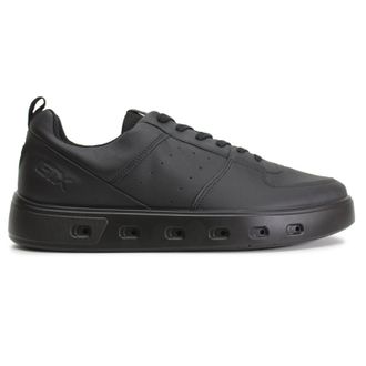 Ecco Ecco Street 720 Full Grain Leather Mens Low Top Trainers - Black - Size:UK 12-12.5