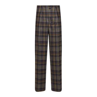 Etro Wide Broeken - Dames - Wijde Broeken - Veelkleurig - 2XS - Broeken