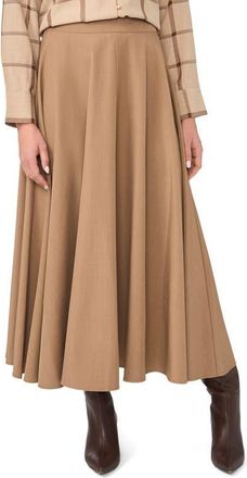 Vince Camuto Wide Circular Skirt in Taupe at Nordstrom, Size 16