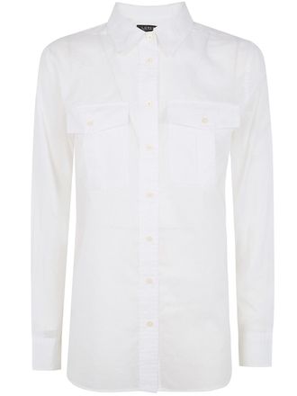 Ralph Lauren Courtenay Long Sleeve Button Front Shirt