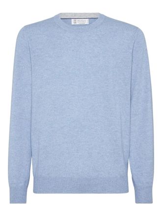 Brunello Cucinelli cashmere jumper - men - Cashmere - 58 - Blue