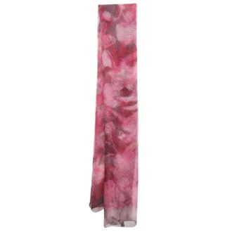 Gucci Pre-owned Scarves, female, Pink, Size: ONE SIZE Pre-owned Silk scarves
