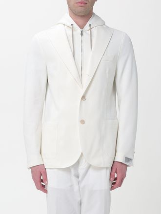Eleventy Single Breasted Cotton Blazer