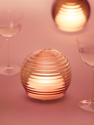 Green Wolf Studio Curve Hand-Blown Murano Glass Portable Table Light