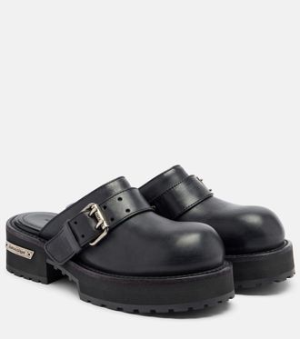 Balenciaga Venom leather mules