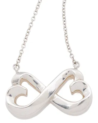 Tiffany & Co. Silver Double Loving Heart Necklace (Authentic Pre-Loved)