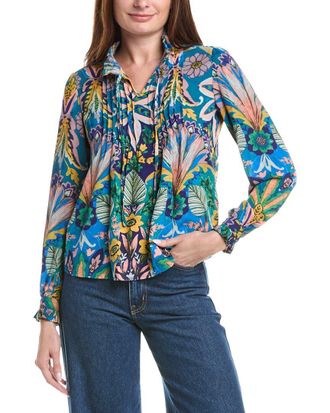 Nicole Miller Printed Top