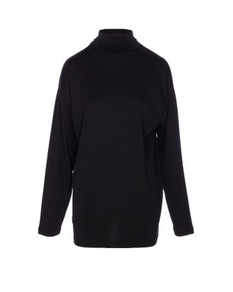 Christophe Lemaire Relaxed Mock Neck Long Sleeves Top