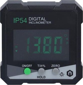 OEM Inclinometro Digitale Portatile 4 X 90&deg;, Retroilluminazione Lcd, Goniometro Digitale Magnetico Monofacciale, Multifunzione, Modalit&agrave; Di Misurazione Re