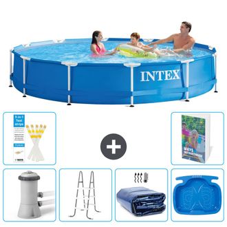 Intex Piscina Con Estructura Redonda - 366x76 Cm - 7-piezas S318