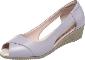 Generic Wedges Shoes for Women Peep Toe Pumps Shoes Outdoor Platform Shoes Leisure Casual Slip On Fashion Breathable Casual Shoes Grey