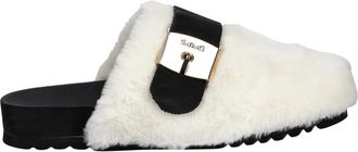 Scholl Alaska 3.0 Slippers - Dames - Pantoffels - Wit - 36 EU - Leer - Schoenen