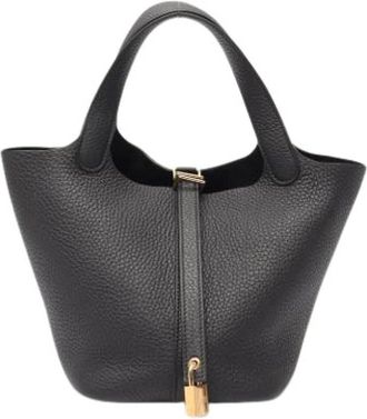 Herm&egrave;s Pre-owned Bucket Bag - Dames - Vintage Tas - Zwart - ONE Size - Vintage