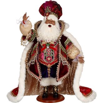 Mark Roberts African American Christmas Jewel Santa in Burgundy at Nordstrom
