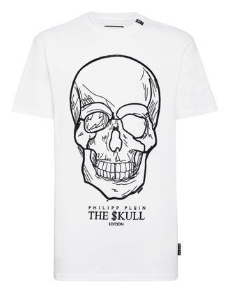 Philipp Plein T-shirt Round Neck SS stones Skull