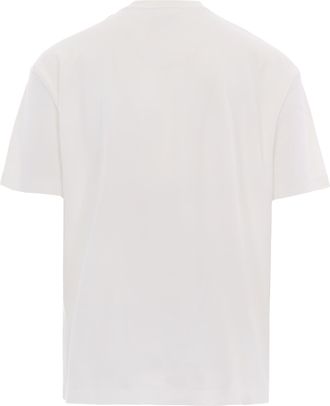 Dr&ocirc;le de Monsieur Mens T-Shirt Hibiscus Off White Cotton T-Shirts And Polos