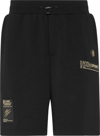 Plein Sport Short Cargo Pants Laminated
