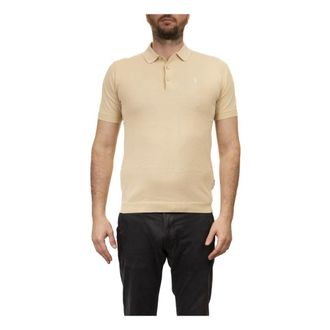 Refrigue Polo Knit - - Tops - Uomo - Beige - L