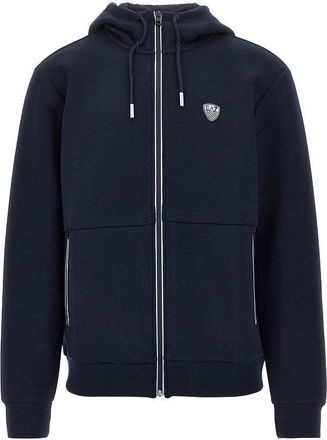 Emporio Armani Stretch jersey full-zip hoodie Man M