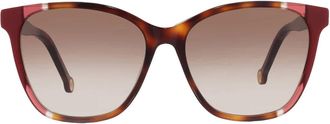 Carolina Herrera Brown Square Ladies Sunglasses CH 0061/S 0O63/HA 57