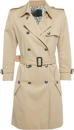 Givenchy Trench doppiopetto con cintura - Toni neutri